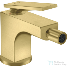 Hansgrohe AXOR CITTERIO bidé csaptelep automata leeresztővel,szálcsiszolt sárgaréz hatású 39214950 csaptelep
