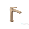 Hansgrohe AXOR CITTERIO C 125 hidegindításos mosdó csaptelep négyszög metszéses fogantyúval, nem zárható leeresztővel, polírozott vörös arany hatású 49041300