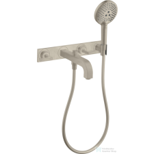 Hansgrohe AXOR Citterio falsík alatti kádtöltő csaptelep zuhanyszettel,szálcsiszolt nikkel 39442820 csaptelep