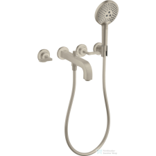 Hansgrohe AXOR CITTERIO falsík alatti kádtöltő csaptelep zuhanyszettel,szálcsiszolt nikkel 39448820 csaptelep