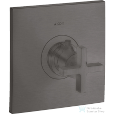 Hansgrohe AXOR Citterio Highlow falsík alatti termosztátos csaptelep,szálcsiszolt fekete króm 39716340 csaptelep
