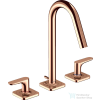 Hansgrohe AXOR CITTERIO M 3 üléses mosdó csaptelep automata leeresztővel,polírozott vörös arany hatású 34133300