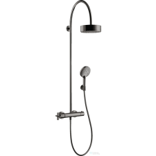Hansgrohe AXOR CITTERIO Showerpipe termosztátos zuhanyrendszer,polírozott fekete króm 39670330 csaptelep