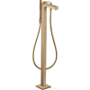 Hansgrohe AXOR CITTERIO szabadon álló kádtöltő csaptelep rombuszmetszéses fogantyúval,szálcsiszolt bronz 39471140