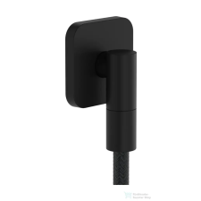Hansgrohe AXOR FINE softsquare gégecső csatlakozó, matt fekete 36739670 csaptelep