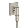 Hansgrohe AXOR FINE square gégecső csatlakozó, rozsdamentes acél hatású 36738800