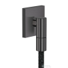 Hansgrohe AXOR FINE square gégecső csatlakozó, szálcsiszolt fekete króm 36738340