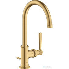 Hansgrohe AXOR MONTREUX 210 mosdó csaptelep automata leeresztővel,szálcsiszolt arany hatású 16517250 csaptelep