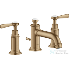 Hansgrohe AXOR MONTREUX falsík alatti mosdó csaptelep automata leeresztővel,szálcsiszolt bronz 16535140 csaptelep
