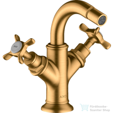 Hansgrohe Axor Montreux kétkaros bidé csaptelep automata leeresztővel,szálcsiszolt arany hatású 16520250 csaptelep