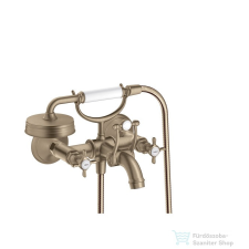 Hansgrohe AXOR MONTREUX kétkaros kádcsaptelep, szálcsiszolt nikkel 16540820 csaptelep