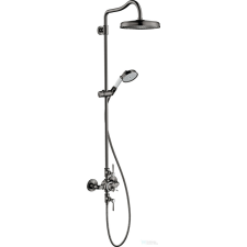 Hansgrohe Axor Montreux Showerpipe zuhanyrendszer,polírozott fekete króm 16572330 csaptelep