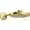 Hansgrohe AXOR ONE 280 fejzuhany zuhanykarral,2 jet,alaptest nélkül,szálcsiszolt sárgaréz hatású 48492950