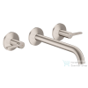 Hansgrohe AXOR ONE falsík alatti mosdó csaptelep 22 cm-es kifolyóval, rozsdamentes acél hatású 48160800
