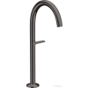 Hansgrohe AXOR ONE Select 260 magasított mosdócsaptelep klik-klak leeresztővel,szálcsiszolt fekete króm 48030340