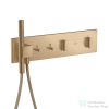 Hansgrohe AXOR SHOWERCOMPOSITION 2 utas termosztátos falsík alatti kád /zuhany csaptelep,szálcsiszolt bronz 12571140