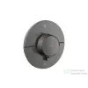 Hansgrohe AXOR SHOWERSELECT ID Round 2 funkciós falsík alatti termosztátos csaptelep, polírozott fekete króm 36750330