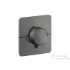 Hansgrohe AXOR SHOWERSELECT ID Softsquare 1 funkciós falsík alatti termosztát, polírozott fekete króm 36758330