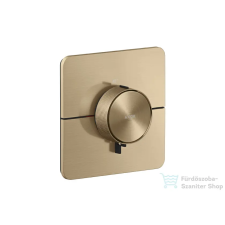 Hansgrohe AXOR SHOWERSELECT ID Softsquare falsík alatti termosztát, szálcsiszolt bronz 36775140 csaptelep
