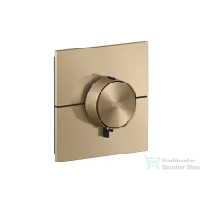 Hansgrohe AXOR SHOWERSELECT ID Square falsík alatti termosztát, szálcsiszolt bronz 36774140 csaptelep