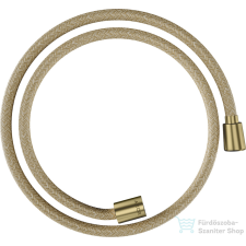 Hansgrohe AXOR SHOWERSOLUTION 125 cm-es textilszálas zuhanycső,szálcsiszolt sárgaréz hatású 28227950 csaptelep