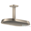 Hansgrohe AXOR SHOWERSPHERE Ecosmart 37x22 cm-es 2 jet mennyezeti esőztető zuhanykarral, alaptest nélkül, szálcsiszolt nikkel 39758820