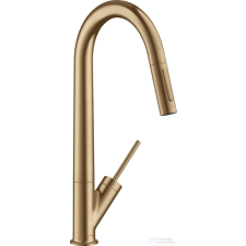 Hansgrohe Axor Starck 270 mosogató csaptelep kihúzható kifolyóval DN15, szálcsiszolt bronz 10821140 csaptelep