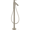 Hansgrohe AXOR STARCK szabadon álló kádtöltő csaptelep zuhanyszettel, alaptest nélkül, szálcsiszolt nikkel 10456820