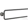 Hansgrohe AXOR UNIVERSAL CIRCULAR 49 cm-es dupla fali törölközőtartó,szálcsiszolt fekete króm 42822340