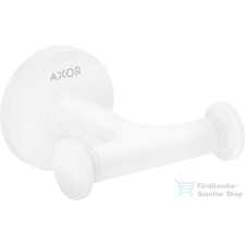 Hansgrohe AXOR UNIVERSAL CIRCULAR dupla akasztó, matt fehér 42812700 fürdőszoba kiegészítő