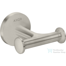 Hansgrohe AXOR UNIVERSAL CIRCULAR dupla akasztó,rozsdamentes acél hatású 42812800 fürdőszoba kiegészítő