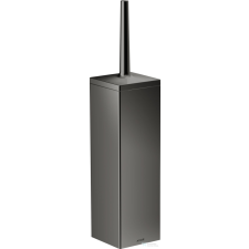 Hansgrohe AXOR UNIVERSAL RECTANGULAR fali wc kefe tartó,polírozott fekete króm 42655330 takarító és háztartási eszköz