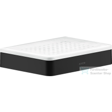 Hansgrohe AXOR UNIVERSAL SOFTSQUARE fali szappantartó,matt fekete 42803670 fürdőszoba kiegészítő