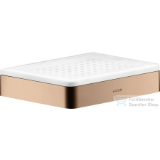 Hansgrohe AXOR UNIVERSAL SOFTSQUARE fali szappantartó,polírozott vörös arany hatású 42803300 fürdőszoba kiegészítő