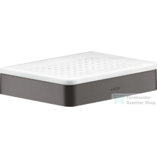 Hansgrohe AXOR UNIVERSAL SOFTSQUARE fali szappantartó,szálcsiszolt fekete króm 42803340 fürdőszoba kiegészítő