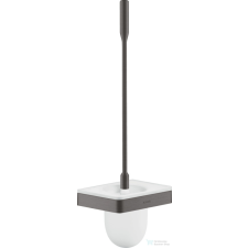 Hansgrohe AXOR UNIVERSAL SOFTSQUARE fali wc kefe tartó,szálcsiszolt fekete króm 42835340 takarító és háztartási eszköz