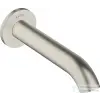 Hansgrohe AXOR UNO 178 mm-es kádkifolyó, rozsdamentes acél hatású 38411800