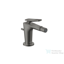 Hansgrohe CITTERIO C bidé csaptelep automata leeresztővel,rombuszmetszéses fogantyúval,polírozott fekete króm 49211330 csaptelep