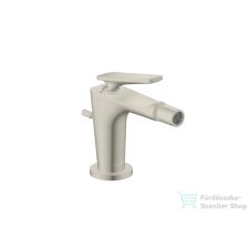 Hansgrohe CITTERIO C bidé csaptelep automata leeresztővel,rozsdamentes acél hatású 49210800 csaptelep
