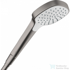 Hansgrohe CROMA E 110 kézizuhany,1 Jet, szálcsiszolt fekete/króm 26814340 csaptelep