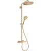 Hansgrohe CROMA SELECT S Showerpipe 280 1jet termosztátos zuhanyrendszer, 3jet kézizuhannyal,szálcsiszolt bronz 26890140