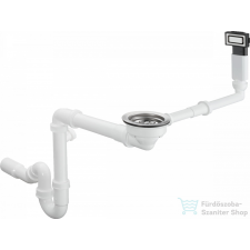 Hansgrohe D14-10 manuális le-és túlfolyó szett egymedencés mosogatóhoz, 43921800 mosogatótálca