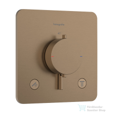 Hansgrohe ECOSTAT Comfort Q falsík alatti kád/zuhany csaptelep, szálcsiszolt bronz 33713140 csaptelep