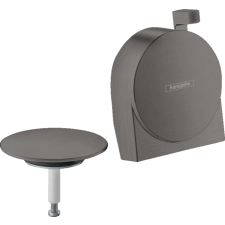 Hansgrohe Exafill S kádtöltő színkészlet szálcsiszolt fekete/króm 58117340 csaptelep