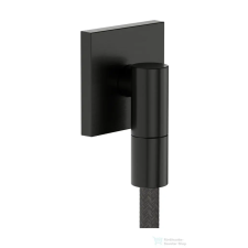 Hansgrohe FIXFIT FINE E gégecső csatlakozó visszafolyásgátlóval, szálcsiszolt fekete króm 28883340 csaptelep