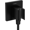 Hansgrohe Fixfit Porter E beépített zuhanytartóval, matt fekete 26889670