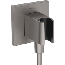 Hansgrohe Fixfit Porter E beépített zuhanytartóval, szálcsiszolt fekete króm 26889340 csaptelep