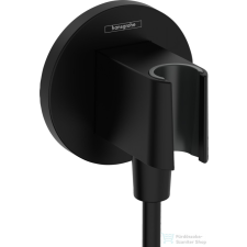 Hansgrohe FIXFIT S zuhanytartó gégecső csatlakozóval, matt fekete 26888670 csaptelep