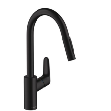 Hansgrohe Focus konyhai csaptelep álló fekete 31815670 csaptelep