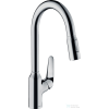 Hansgrohe FOCUS M42 kihúzható fejes mosogató csaptelep,2 jet, króm 71800000